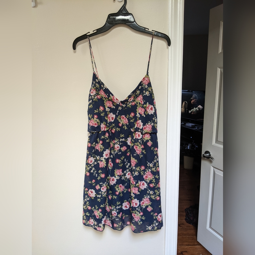 Lac Bleu mini floral dress